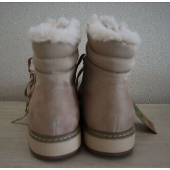 White Mountain W35076XW-170 Women's Sz 10W Ice White Tamasha Lace-Up Booties - Picture 3 of 13